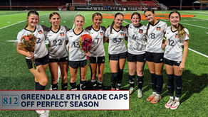 Greendale 8th grade caps off perfect season