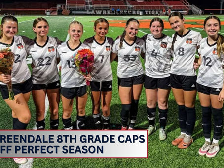 Greendale 8th grade caps off perfect season