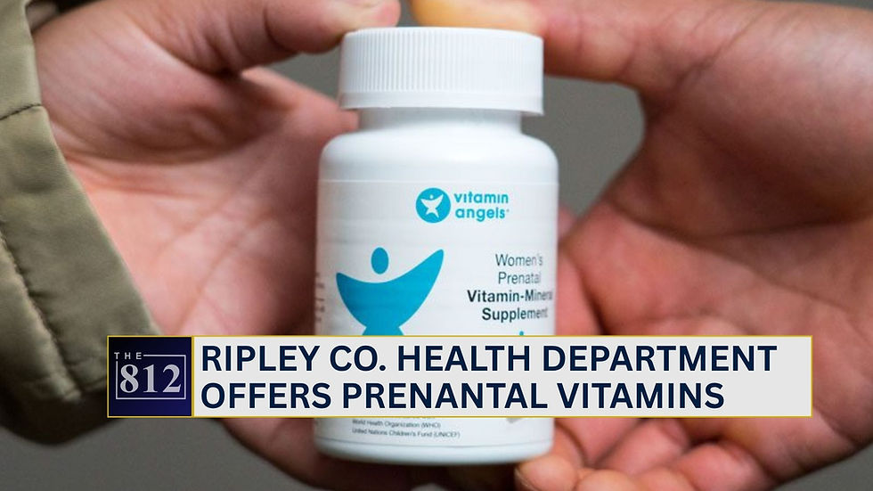 Ripley Co. Health Department offers prenatal vitamins