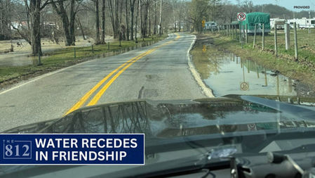 Water recedes in Friendship 