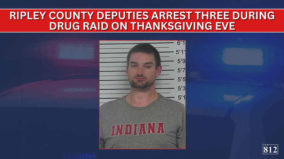 Three arrested after police raid in Holton on Thanksgiving Eve