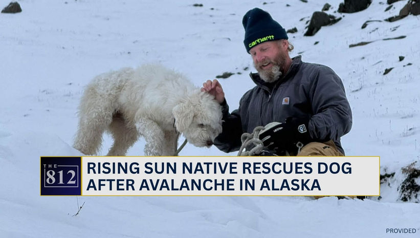 Rising Sun native rescues dog after avalanche in Alaska
