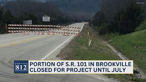 Portion of S.R. 101 in Brookville closed until July
