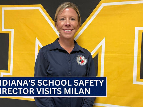 Indiana's school safety director visits Milan