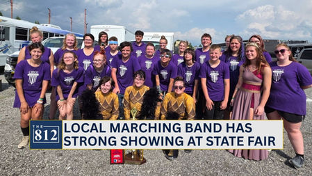 Local marching band has strong performance at state fair