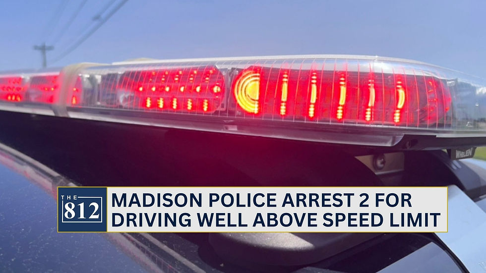 Madison Police arrest 2 for driving well above speed limit