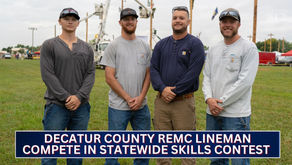 Decatur County REMC lineman compete in statewide skills contest