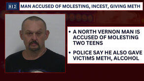 Man charged with molesting, incest in Jennings County