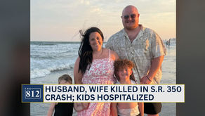 Husband, wife killed in S.R. 350 crash; kids hospitalized