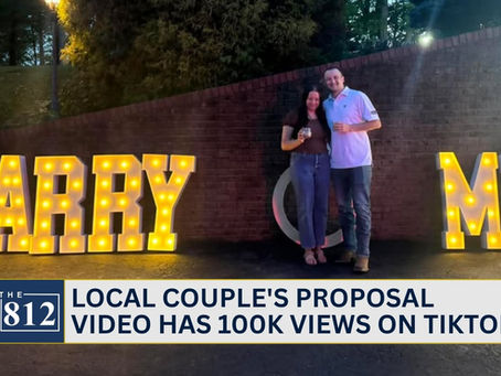 Local couple's proposal video has 100K views on TikTok