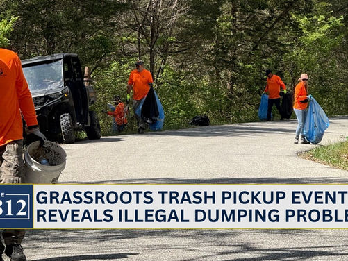 Trash pick-up initiative reveals illegal dumping problem