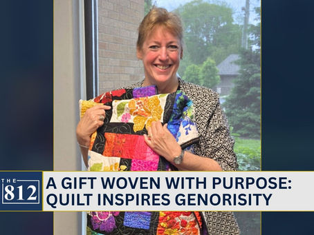 A gift woven with purpose: Quilt inspires generosity