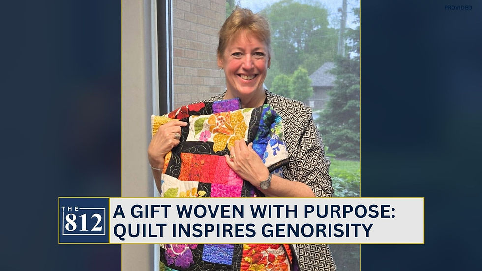 A gift woven with purpose: Quilt inspires generosity 