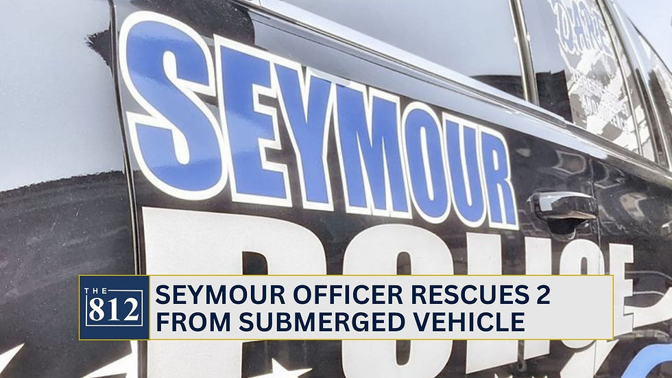 Seymour officer rescues 2 from submerged vehicle