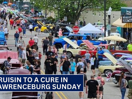 Cruisin To A Cure in Lawrenceburg on Sunday