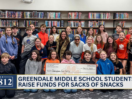Greendale Middle School students raise funds for Sacks of Snacks 