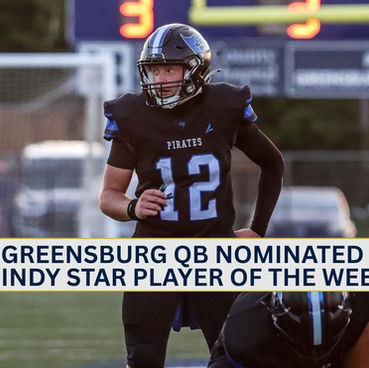 Greensburg QB nominated for Indy Star player of the week