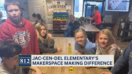 Jac-Cen-Del Elementary's makerspace making difference for kids