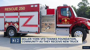 Miller-York VFD receives new truck