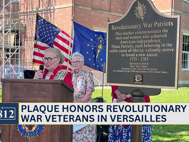New plaque honors Revolutionary War veterans in Versailles 