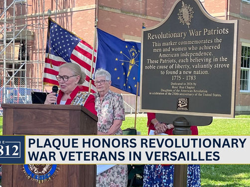 New plaque honors Revolutionary War veterans in Versailles 