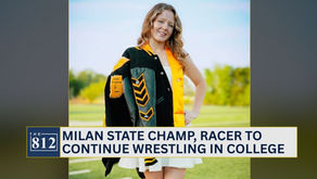 Milan state champion, racer to continue wrestling in college 