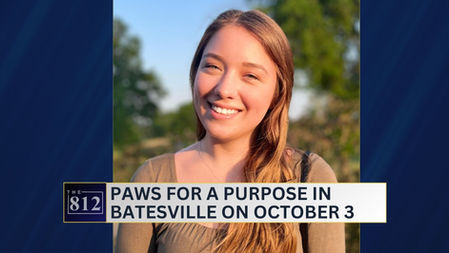 Paws for a Purpose in Batesville on October 3 