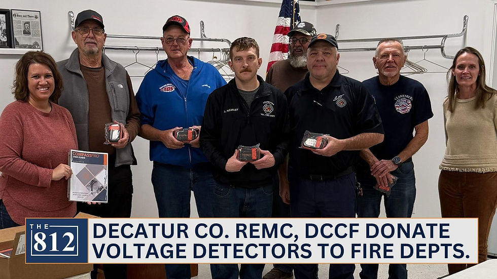 Decatur Co. REMC, DCCF donate voltage detectors to fire departments