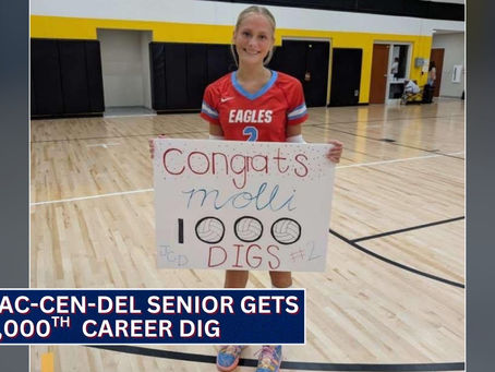 JCD senior earns 1,000th career dig 