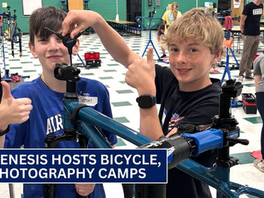 Genesis hosts bicycle, photography camps