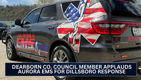 Dearborn Co. Council member applauds Aurora EMS for Dillsboro response