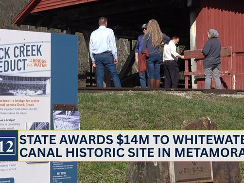State awards $14M to Whitewater Canal Historic Site in Metamora 