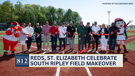 Reds, St. Elizabeth celebrate South Ripley field renovation