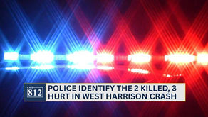 Police identify the 2 killed, 3 hurt in West Harrison crash Sunday morning
