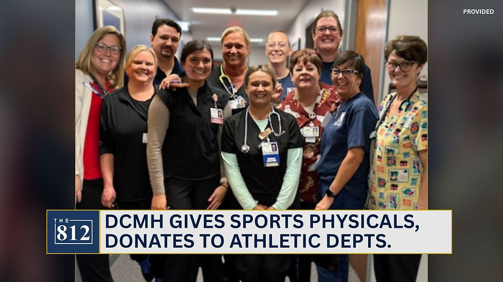 DCMH gives sports physicals, donates to athletic departments