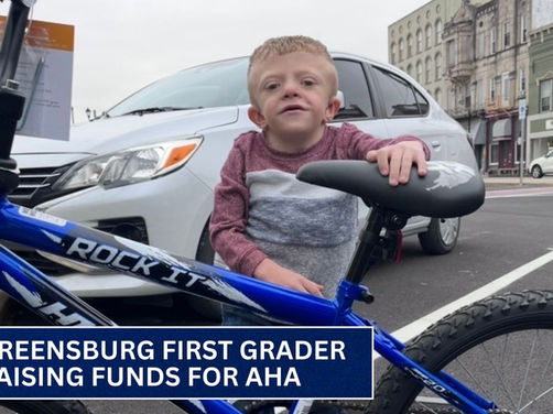 First grader raising funds for American Heart Association