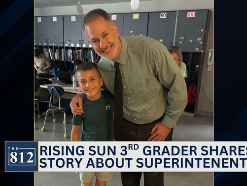 Third grader shares impact of Rising Sun superintendent