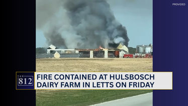 Fire ongoing at Hulsbosch Dairy Farm in Letts 
