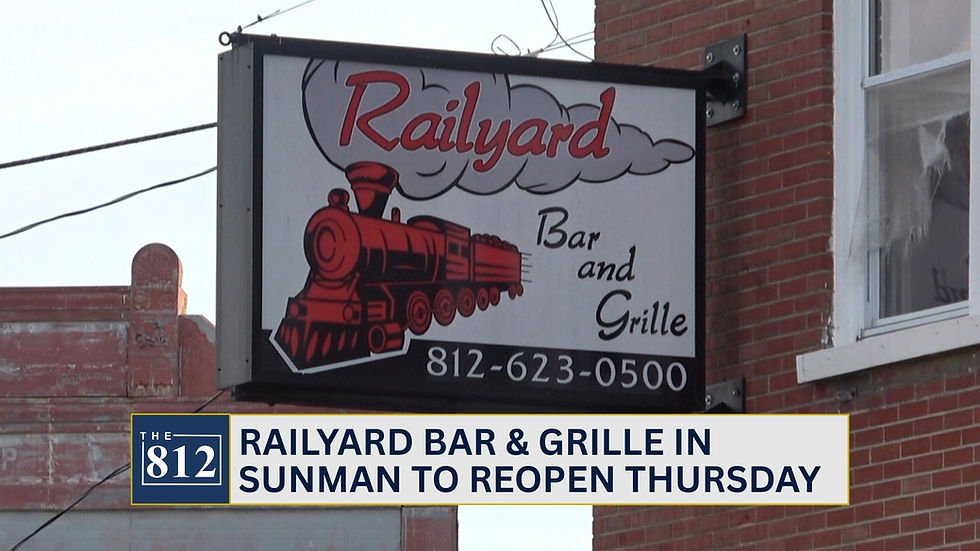 Railyard Bar & Grille in Sunman will reopen Thursday