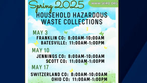 SEIRD will host Household Hazardous Waste collections this spring