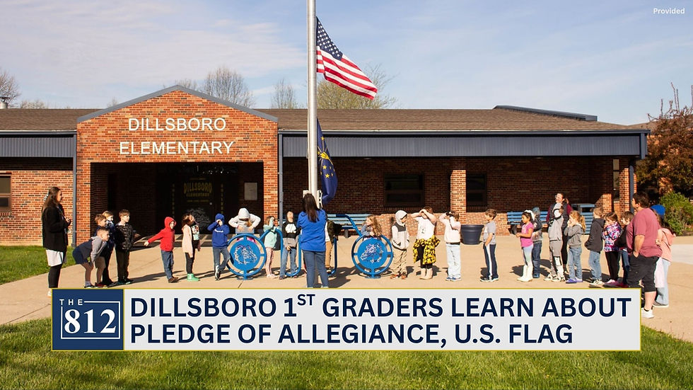 Dillsboro first graders learn about U.S. flag, Pledge of Allegiance