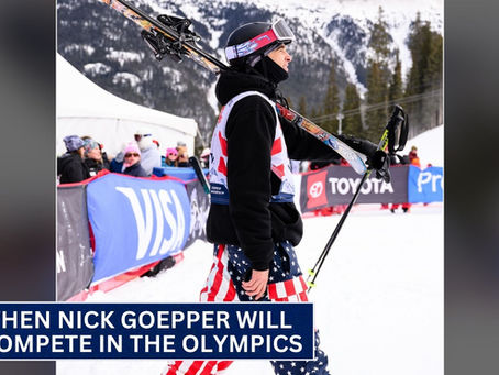 When Nick Goepper will compete in the Olympics 