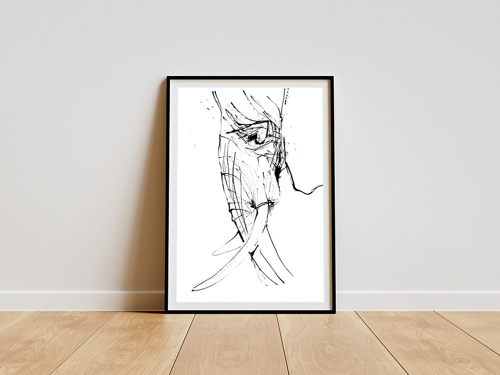 Bull Elephant art print by Jenny Fernley, printed on Hahnemühle fine art paper.
