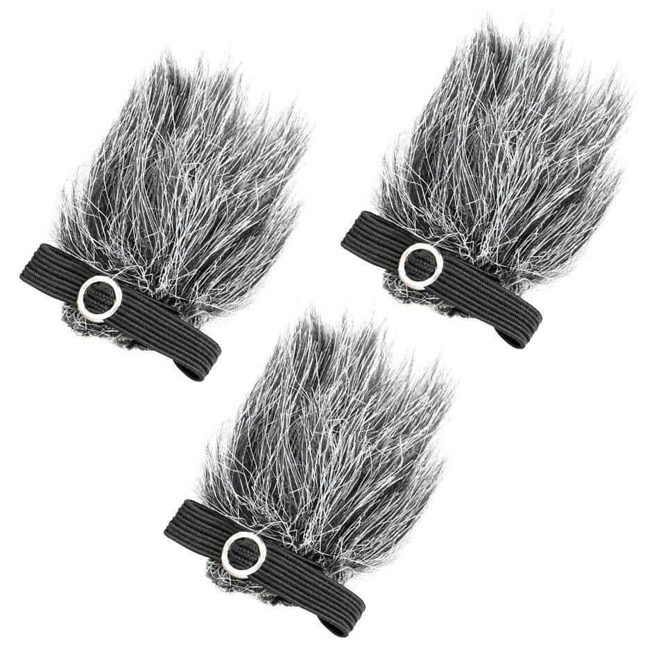 Miniatura: Kit de 3 cortavientos Boya BY-B05 para microfonos lavalier / corbateros / solapa