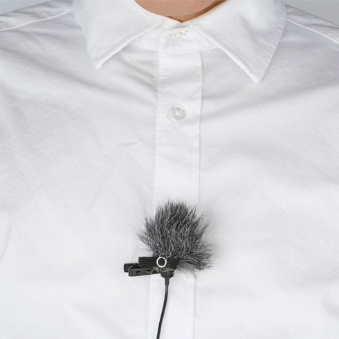 Miniatura: Kit de 3 cortavientos Boya BY-B05 para microfonos lavalier / corbateros / solapa