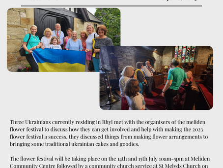 MELIDEN FLOWER FESTIVAL GETS AN INTERNATIONAL HELPING HAND