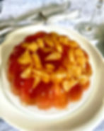 La jelly anglaise pétillante au champagne et aux fruits