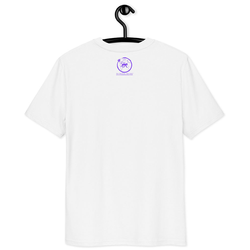 Thumbnail: I Like Big Trips W/P/G Unisex Organic Ribbed Neck Tee