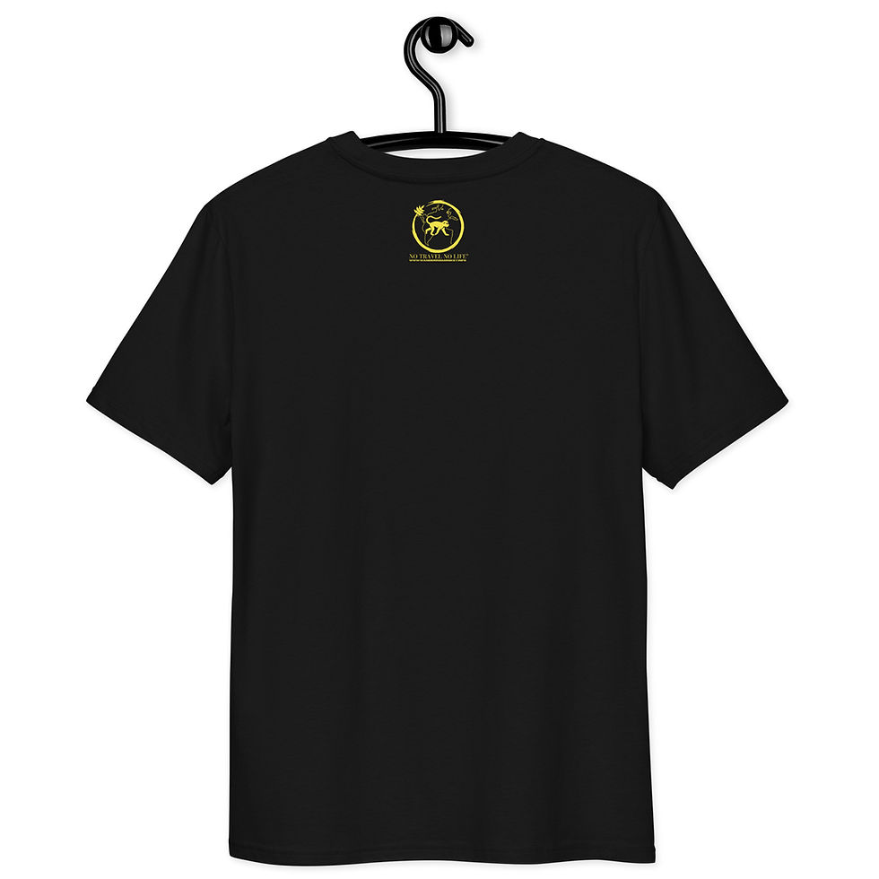 Thumbnail: Hakuna Matravel B/Y/G Unisex Organic Ribbed Neck Tee
