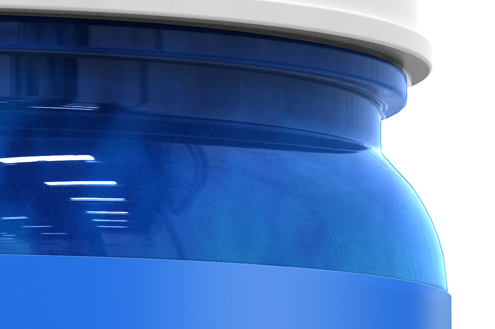 Thumbnail: Plastic Protein Jar Mockup 0.6L